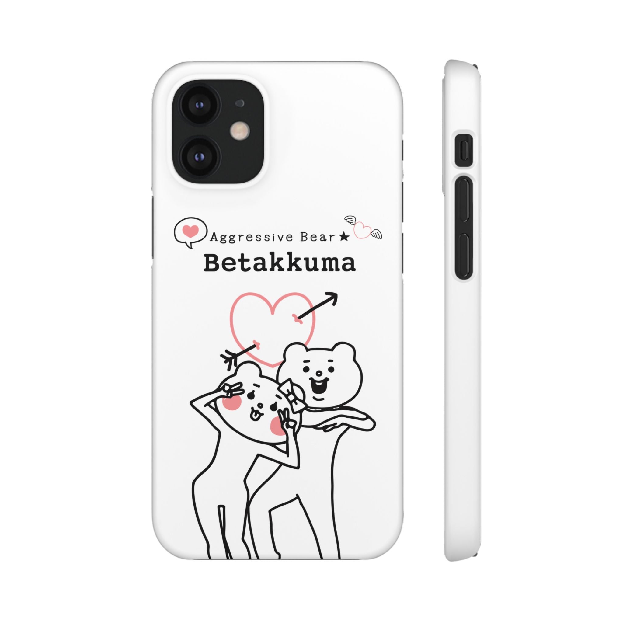 Betakkuma Arrow Heart Phone Case